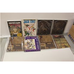 OVERSIZED HARD COVERS & TRADES BOX OF VARIOUS