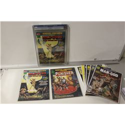 CGC MARVEL PREVIEW #1 & RUN.  11 ISSUES: #1, 2