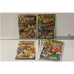 AVENGERS #131-140 (1975) CONSECUTIVE RUN.  MID TO