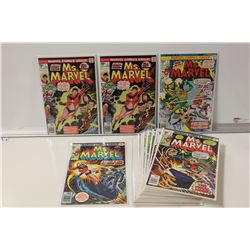 MS. MARVEL NEAR COMPLETE SET #1-23 (1977-79) ONLY