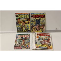 CHAMPIONS NEAR COMPLETE SET #1-15 & 13.  ) VERY