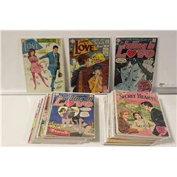 DC/MARVEL, ROMANCE BIG SILVER/BRONZE LOT.