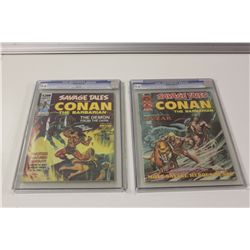 2CGC SAVAGE TALES#3 CGC 9.6(NM+) WHITE PAGES