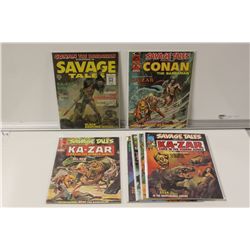 SAVAGE TALES BRONZE AGE RUN. #1,5,6,7,8,9 +