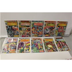 ETERNALS ENTIRE BRONZE SET.  #1-19 (1976-78)