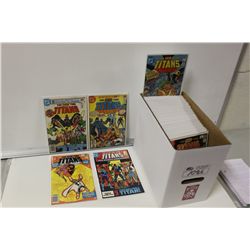 NEW TEEN TITANS NEAR COMPLETE RUN.  #1-91 +