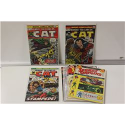 MARVEL & DC BRONZE MIXED TITLE LOT.  THE CAT