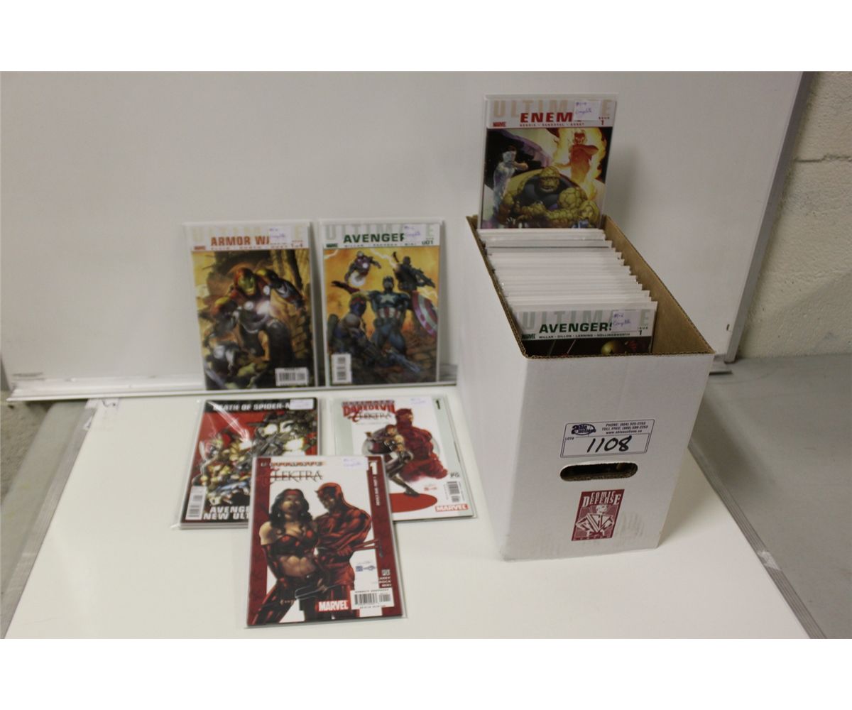 Complete Mini Marvel's MARVEL ULTIMATE COMPLETED MINI SERIES SHORT BOX, - Able Auctions
