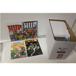UNDER GROUND COMIX SHORT BOX.  MOSTLY SILVER &