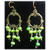 Image 1 : OLDEN GREEN PEARL DANGLING