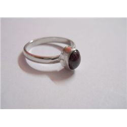 16.20 CTW RUBY RING .925 STERLING SILVER