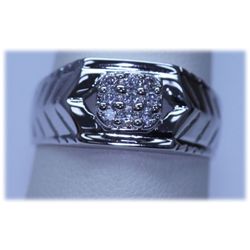 14.60 CZ RING .925 STERLING SILVER