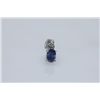 Image 1 : 4.00 CTW SAPPHIRE PENDANT .925 STERLING SILVER