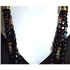 Image 3 : Navajo Onyx & Multi-Stone 3-Strand Necklace - Tommy Singer