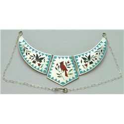 Zuni Multi-Stone Bird Large Necklace - Dennis & Nancy Edaakie