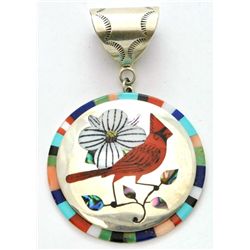 Zuni Multi-Stone Cardinal Pendant - Albert & Dolly Banteah