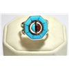 Image 2 : Zuni Multi-Stone Sun Face Spinner Men's Ring - Don Dewa