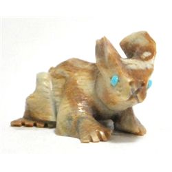 Zuni Marble Rabbit Fetish - Dale Malani
