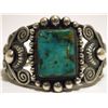Old Pawn Navajo Royston Turquoise Sterling Silver Cuff Bracelet - Rick Martinez