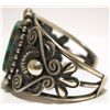 Image 3 : Old Pawn Navajo Royston Turquoise Sterling Silver Cuff Bracelet - Rick Martinez