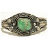 Old Pawn Navajo Carico Lake Turquoise Sterling Silver Cuff Bracelet - Raymond Beard