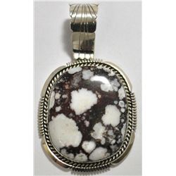 Navajo Wild Horse Sterling Silver Pendant - Eugene Belone