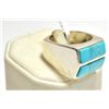 Image 2 : Navajo Turquoise Inlay Sterling Silver Men's Ring - Calvin Begay
