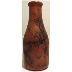 Navajo Handmade Horsehair Pottery Bottle - Mike