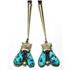 Image 3 : Zuni Sleeping Beauty Turquoise Sterling Silver Bolo & Buckle Set - Robert & Bernice Leekya