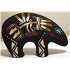Image 3 : Navajo Sand Painting Kachina on Bear Pottery - Eva Betone