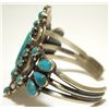 Image 3 : Navajo Turquoise Sterling Silver Cuff Bracelet - Dean Brown