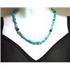 Image 1 : Navajo Turquoise & Multi-Stone Sterling Silver Necklace - Tommy Singer