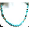 Image 2 : Navajo Turquoise & Multi-Stone Sterling Silver Necklace - Tommy Singer