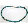 Image 3 : Navajo Turquoise & Multi-Stone Sterling Silver Necklace - Tommy Singer