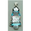 Image 1 : Zuni Multi-Stone Female Pendant