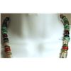 Image 3 : Navajo Turquoise & Multi-Stone Sterling Silver Necklace - Tommy Singer