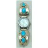 Image 1 : Zuni Turquoise Women's Watch - Effie Calavaza