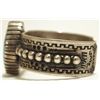 Image 3 : Old Pawn Navajo Stormy Mountain Turquoise Sterling Silver Small Cuff Bracelet - Bruce Hayles