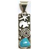 Image 1 : Navjao Turquoise Sterling Silver Pendant - Alex Sanchez