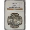 Image 1 : 1880 O MORGAN DOLLAR NGC MS62 NICE