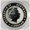 Image 2 : 2013 AUSTRALIAN ONE DOLLAR KOOKABURRA ONE OUNCE .999 SILVER COIN