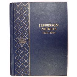 1938 THRU 1964 CIRCULATED JEFFERSON NICKEL SET, INCLUDE THE SILVER "WARTIME" NICKELS