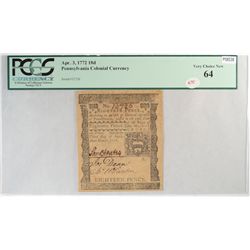 Pennsylvania Colonial Currency