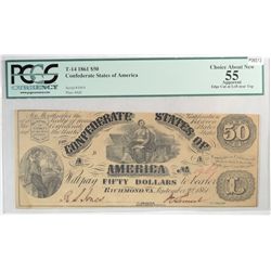 1861  $50 Confederate States America
