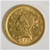 Image 1 : 1853   $2 1/2 Gold