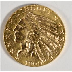 1909D     $5 Gold