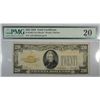 Image 1 : 1928 $20 GOLD CERT. PMG VF20