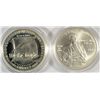 Image 2 : ONE PROOF 1987 CONSTITUTION AND ONE UNCIRCULATED 2004 THOMAS JEFFERSON COMMEMORATIVE SILVER DOLLARS,