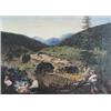 Image 1 : Austrian painter, second half of 19th century, Children on the hill