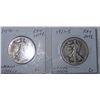 Image 2 : (2X$)  KEY DATE WALKING LIBERTY SILVER HALVES 1921-S
